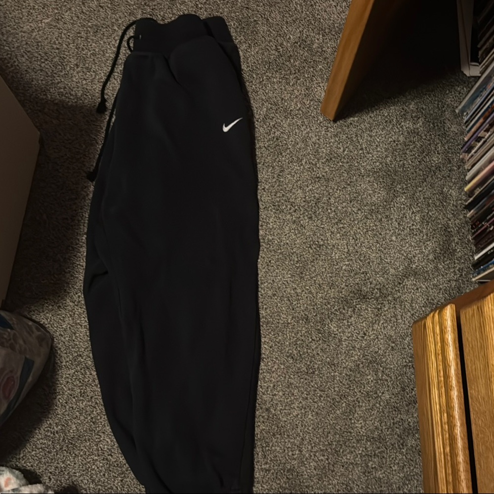 Nike Black Joggers with White Logo